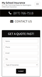 Mobile Screenshot of myschoolinsurance.com